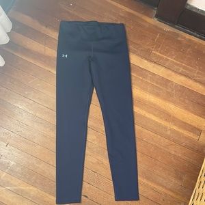 Navy blue under armour leggings size M